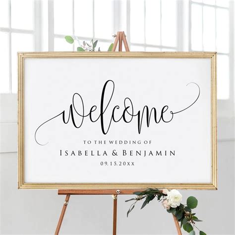 Editable Welcome Sign Template